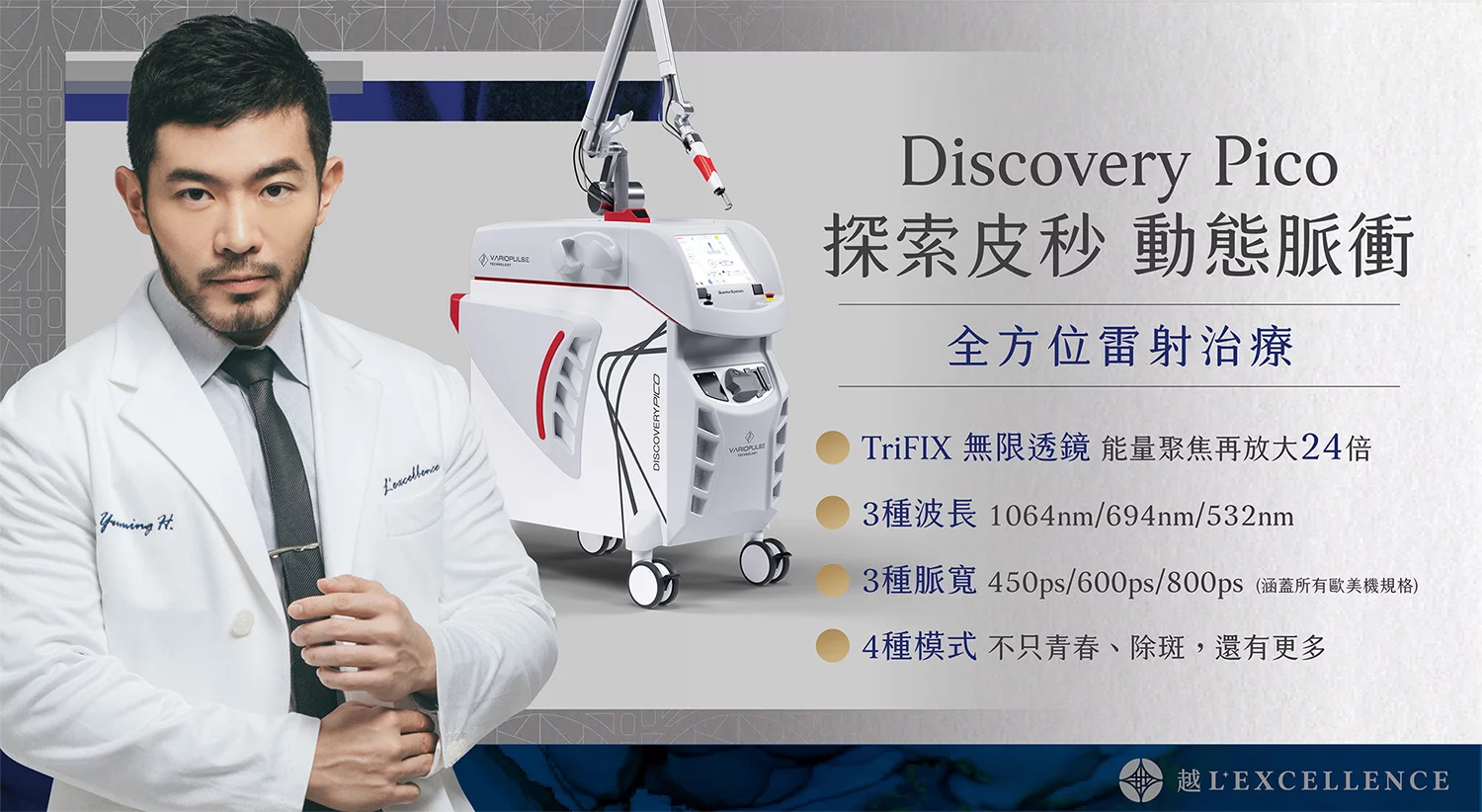 探索皮秒 Discovery Pico 皮秒雷射 越診所04